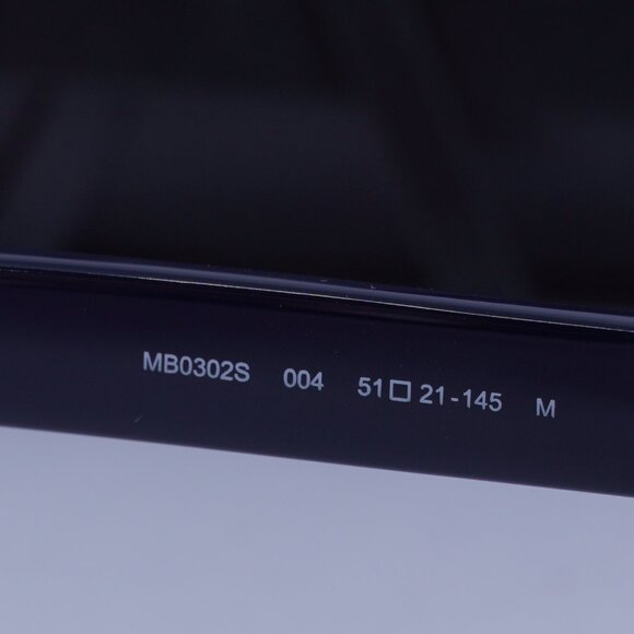 Montblanc MB0302S 004 Square Sunglasses - Blue/Grey - Picture 9 of 11